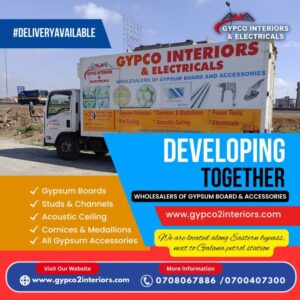 Gypsum boards and accessories